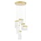 Cwi Lighting Carolina LED Chandelier With Gold Leaf Finish 1090P16-6-620 - alternate 1